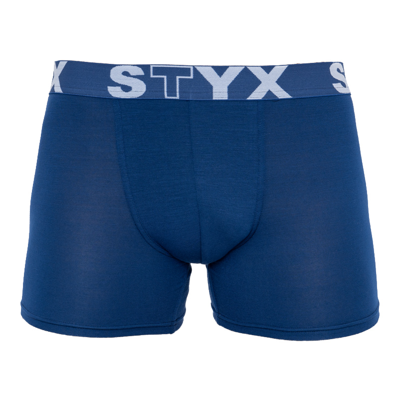 E-shop Pánské boxerky Styx long sportovní guma tmavě modré