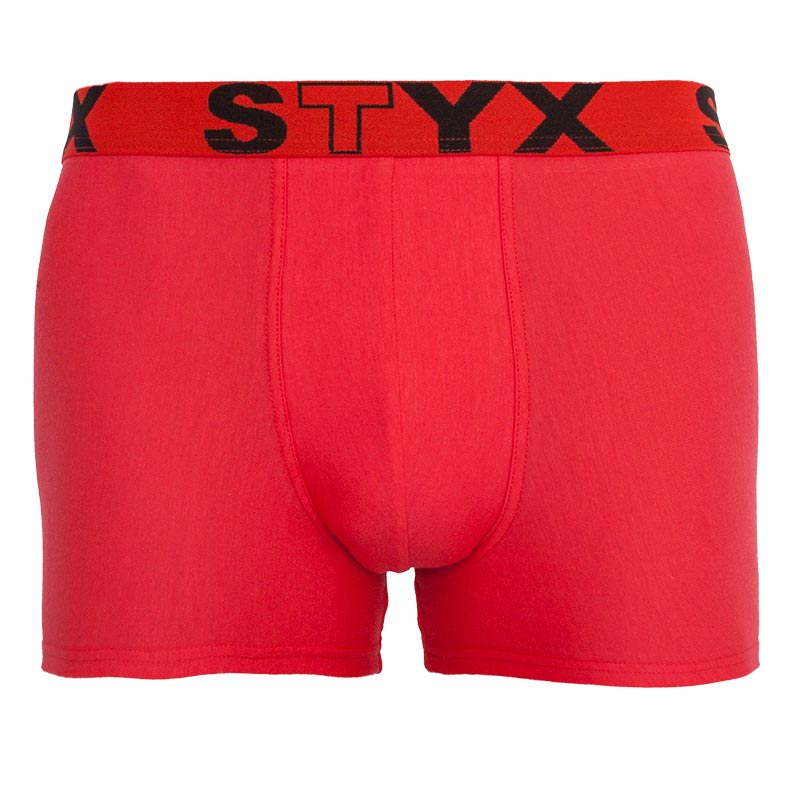 E-shop Pánské boxerky Styx sportovní guma červené