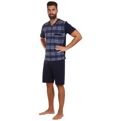 Pánské pyžamo Foltýn nadrozměr modré (FPTN1)