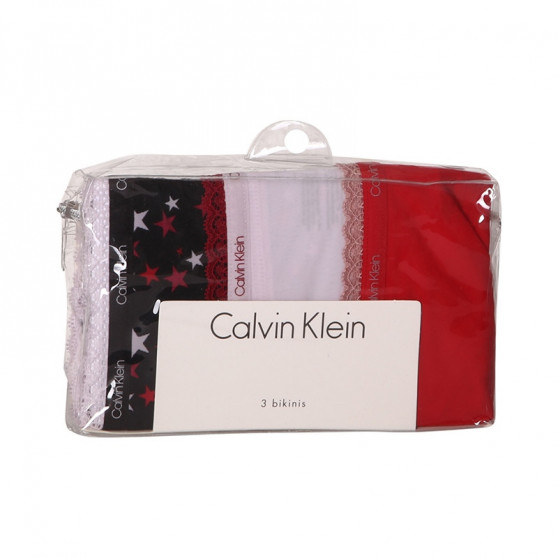 3PACK dámské kalhotky Calvin Klein vícebarevné (QD3804E-W4Z)