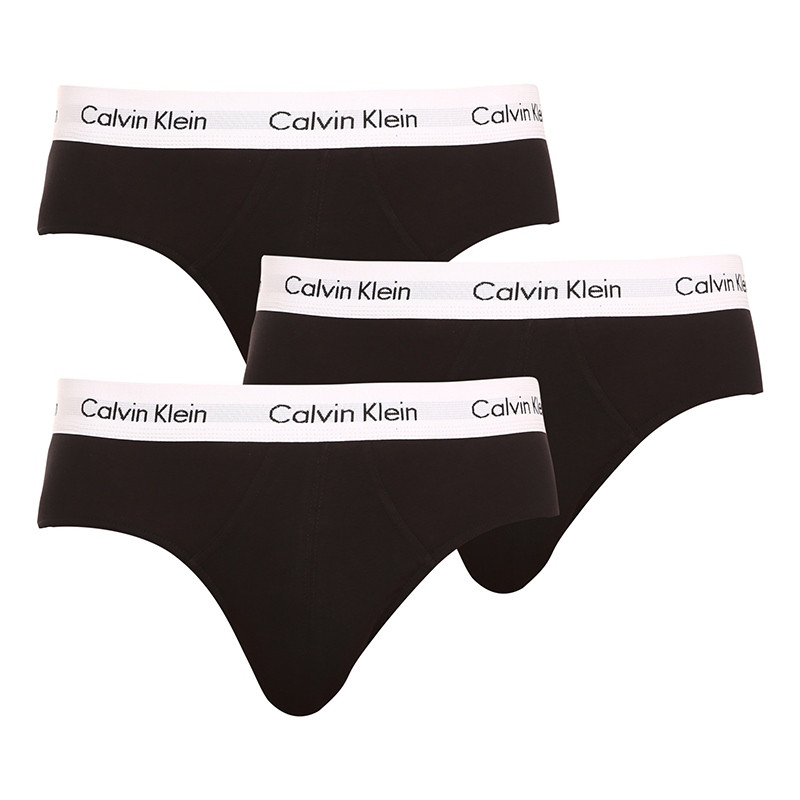 E-shop 3PACK pánské slipy Calvin Klein černé