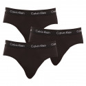 3PACK pánské slipy Calvin Klein černé (U2661G-XWB)