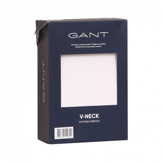 Pánské tričko Gant V neck bílé (901911988-110)