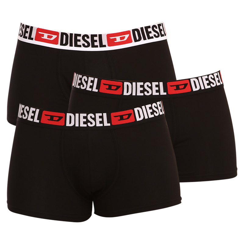 E-shop 3PACK pánské boxerky Diesel černé