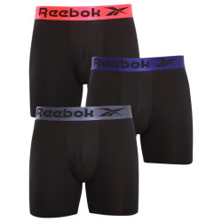 3PACK pánské boxerky Reebok Cal černé (U5_F8345_RBK_3PKB)