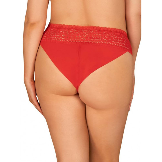 Dámské kalhotky Obsessive nadrozměr červené (Blossmina panties)
