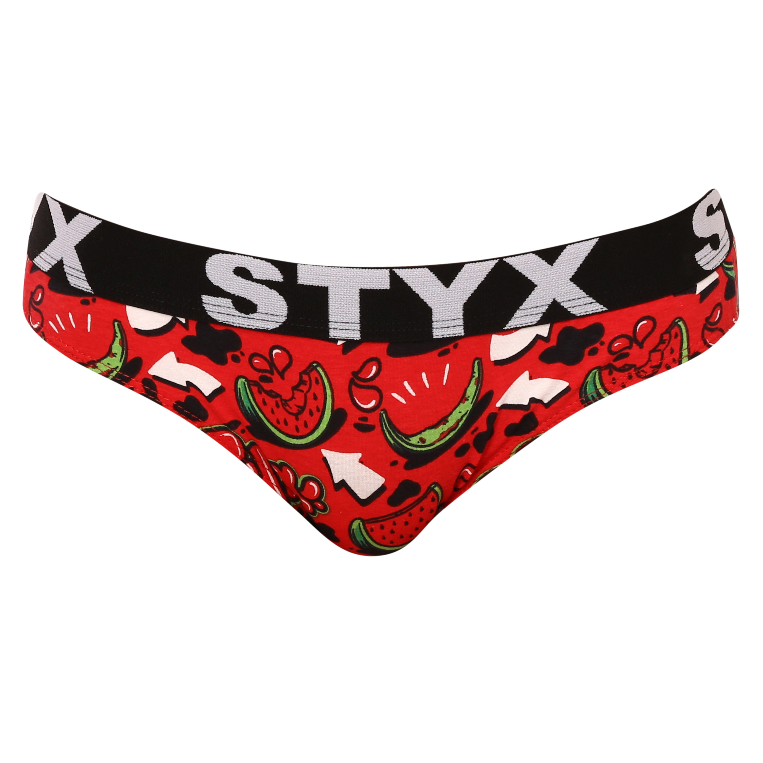E-shop Dámské kalhotky Styx art sportovní guma melouny