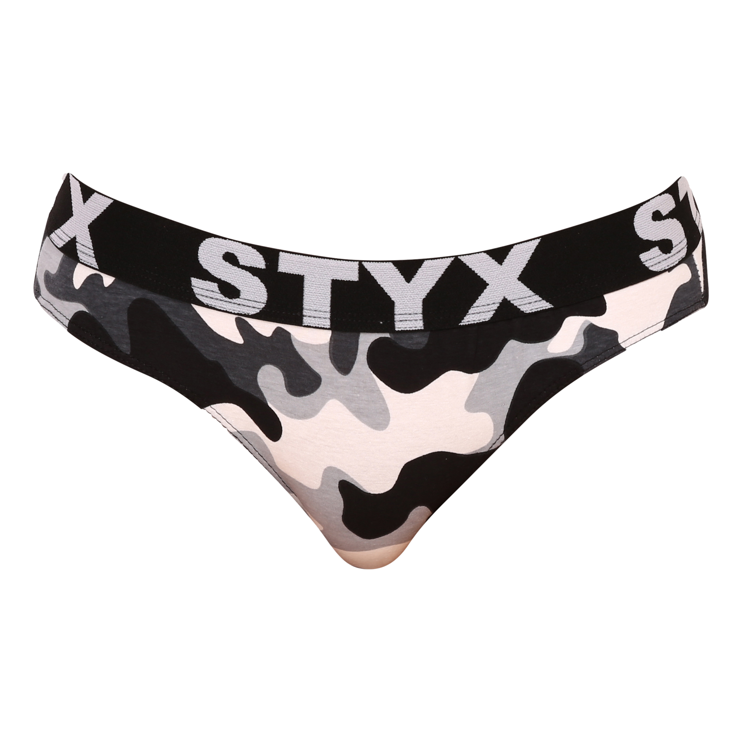 E-shop Dámské kalhotky Styx art sportovní guma maskáč