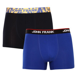 2PACK pánské boxerky John Frank vícebarevné (JF2BHYPE04)