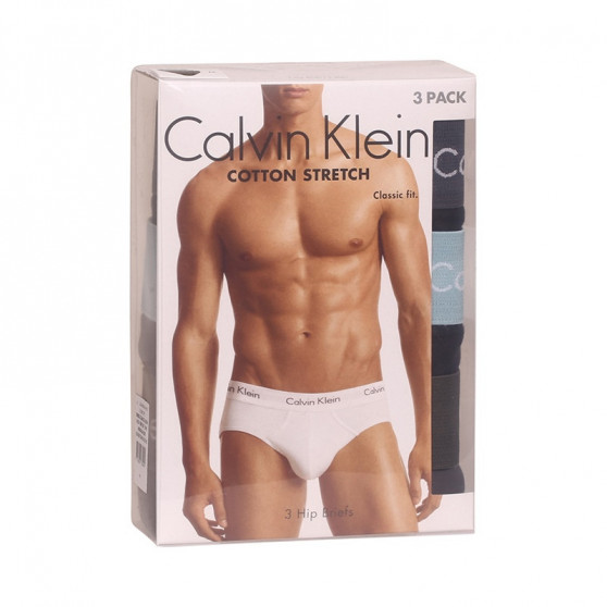 3PACK pánské slipy Calvin Klein vícebarevné (U2661G-6EW)