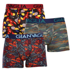 3PACK pánské boxerky Gianvaglia vícebarevné (GVG-5506)