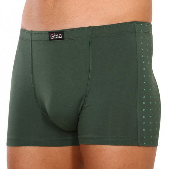 Pánské boxerky Gino zelené (73106 - DCZLCZ)