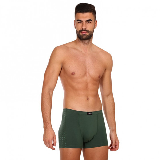 Pánské boxerky Gino zelené (73106 - DCZLCZ)