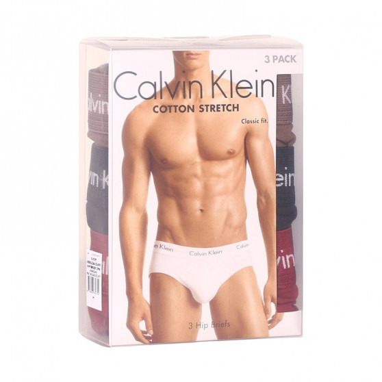 3PACK pánské slipy Calvin Klein vícebarevné (U2661G-6F9)