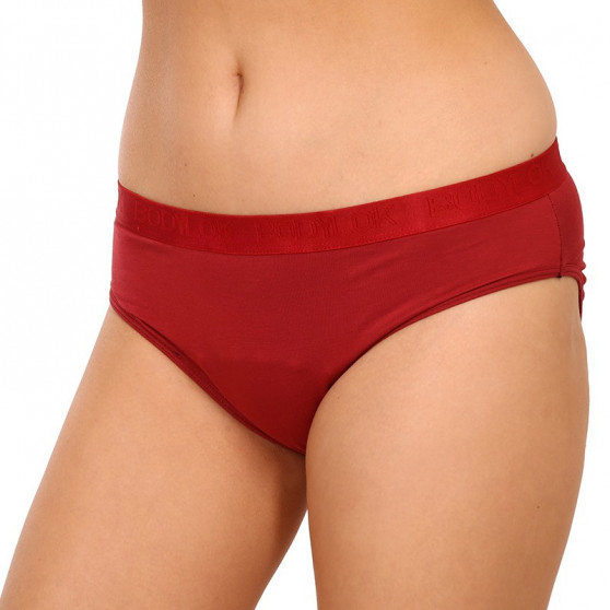Dámské kalhotky Bodylok menstruační bambusové červené (BD2206)