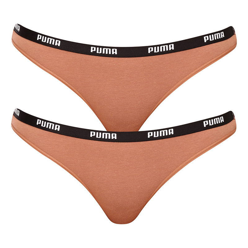 E-shop 2PACK dámské kalhotky Puma hnědé