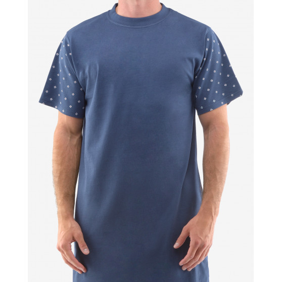 Pánská noční košile Gino modrá (79144)