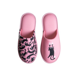Veselé papuče Dedoles Růžové kočky (D-F-F-HS-C-C-079)
