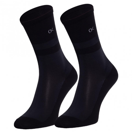 3PACK dámské ponožky Calvin Klein černé (701219848 002)