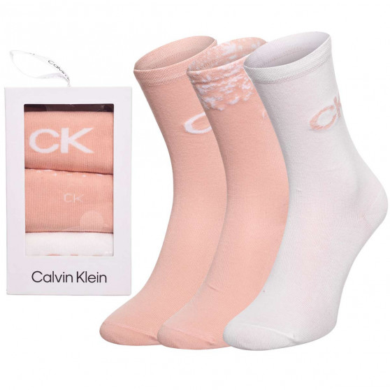3PACK dámské ponožky Calvin Klein vícebarevné (701219849 001)