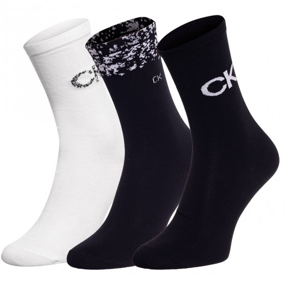 3PACK dámské ponožky Calvin Klein vícebarevné (701219849 002)