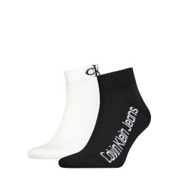 2PACK pánské ponožky Calvin Klein kotníkové vícebarevné (701219841 001)
