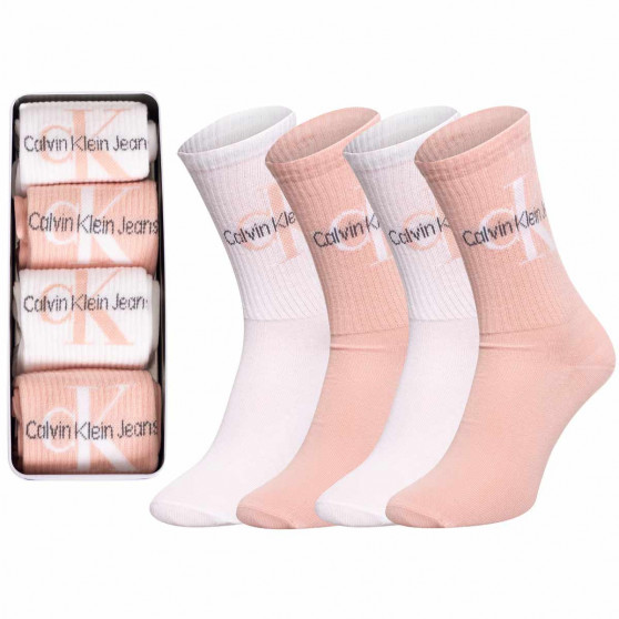 4PACK dámské ponožky Calvin Klein vícebarevné (701219844 002)