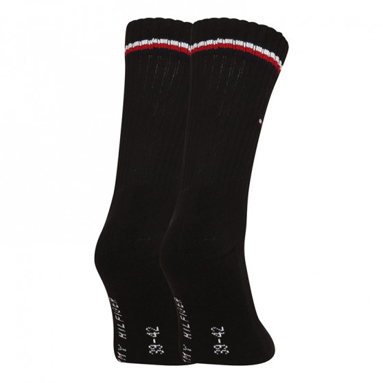 2PACK pánské ponožky Tommy Hilfiger vysoké černé (100001096 200)