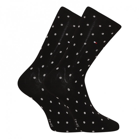 2PACK dámské ponožky Tommy Hilfiger vysoké černé (100001493 001)