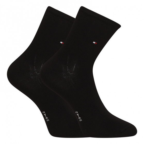 2PACK dámské ponožky Tommy Hilfiger vysoké černé (701220252 002)