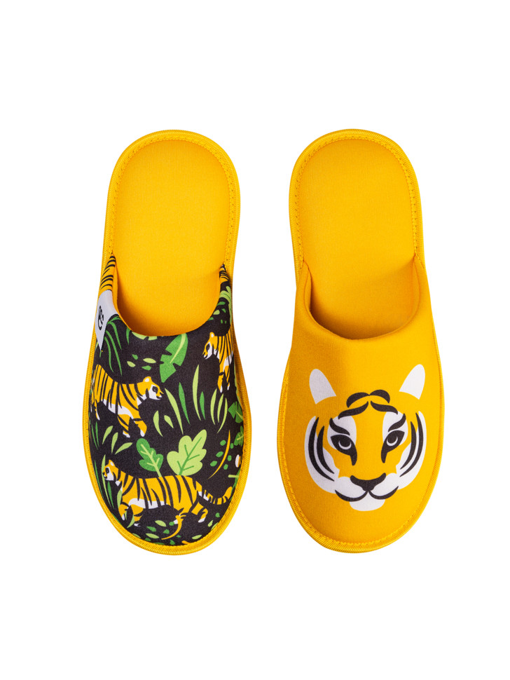 E-shop Veselé papuče Dedoles Tygr v džungli