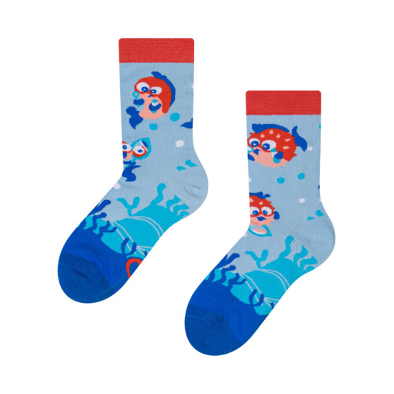 Veselé dětské ponožky Dedoles Vtipný čtverzubec (D-K-SC-RS-C-C-243)