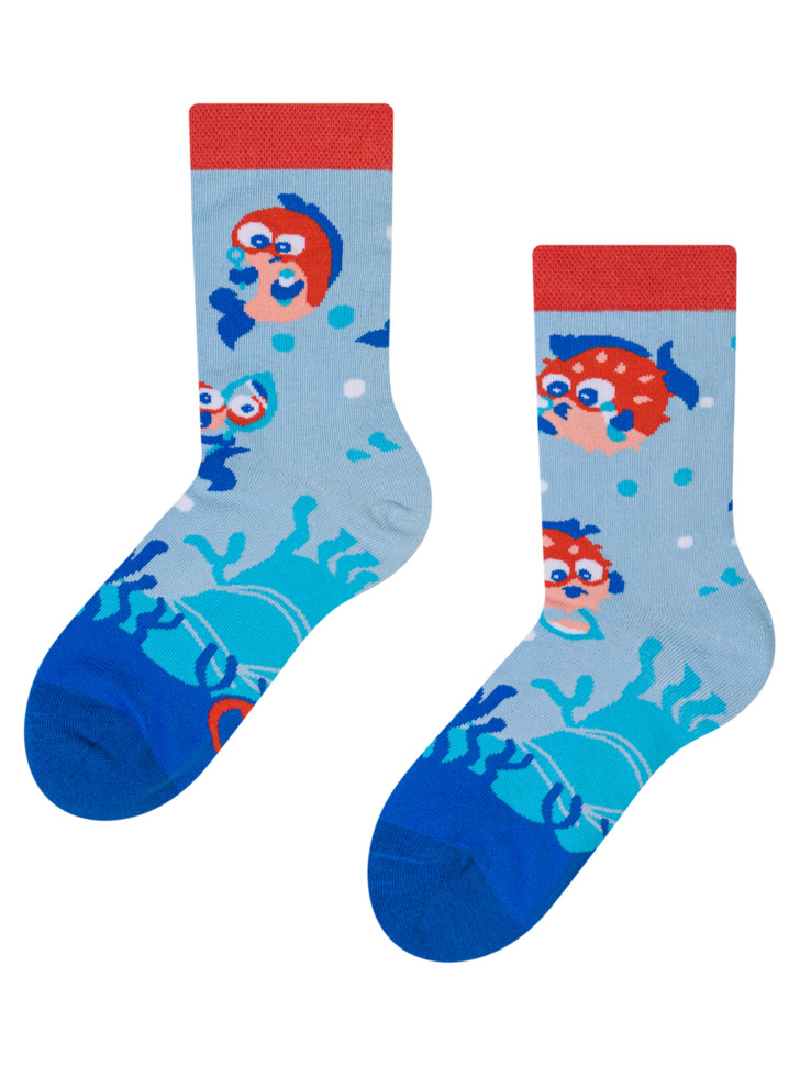 E-shop Veselé dětské ponožky Dedoles Vtipný čtverzubec