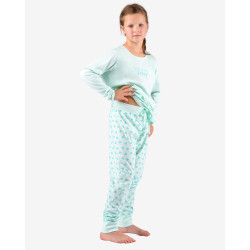Dívčí pyžamo Gina modré (29007-LYMMMZ)