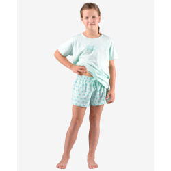 Dívčí pyžamo Gina modré (29008-LYMMMZ)