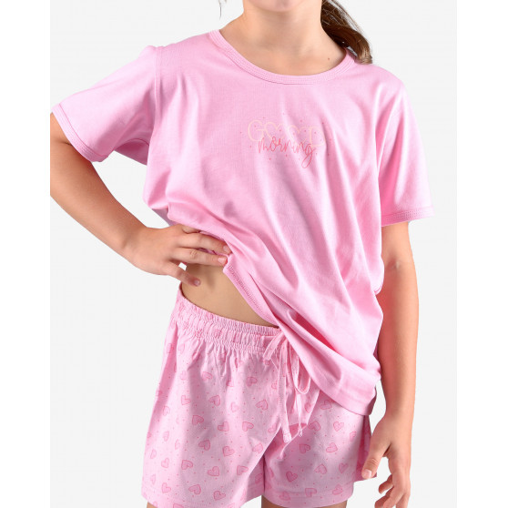 Dívčí pyžamo Gina růžové (29008-MBRLBR)