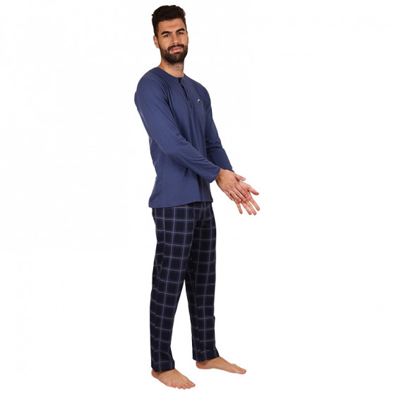 Pánské pyžamo Cornette Utah modré (113/220)