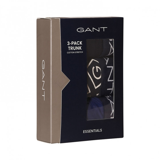 3PACK pánské boxerky Gant modré (902233413-433)