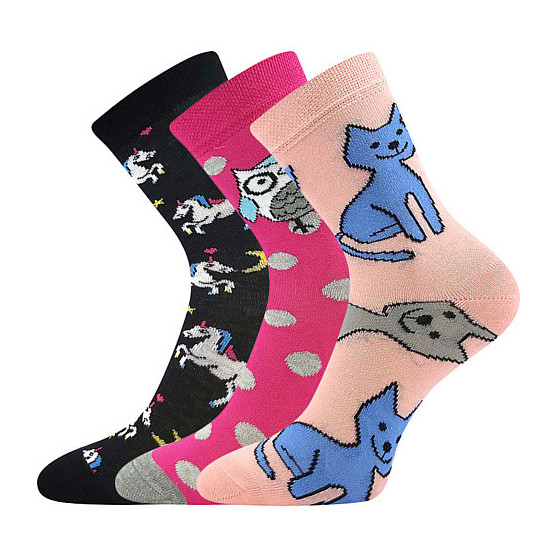 3PACK dětské ponožky Boma vícebarevné (057-21-43XIII-mix-C)