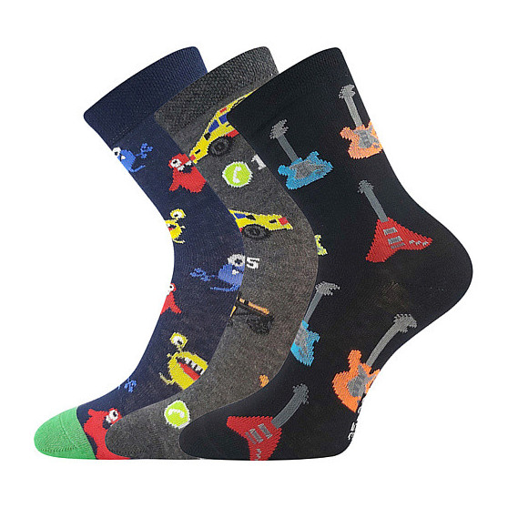 3PACK dětské ponožky Boma vícebarevné (057-21-43XIII-mix-A)