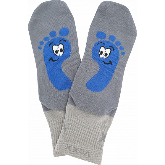 3PACK ponožky VoXX šedé (Barefootan-grey)