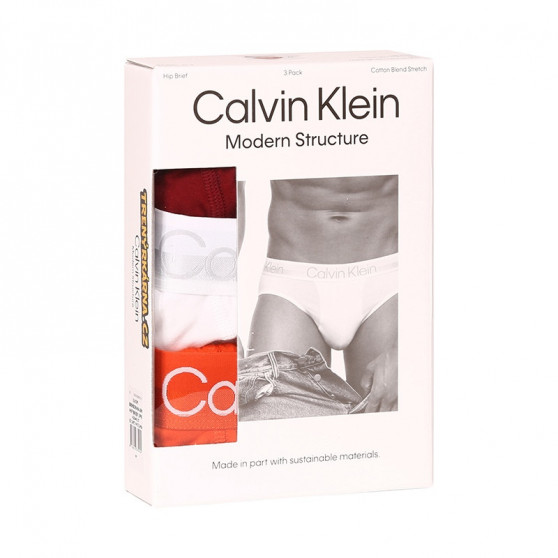 3PACK pánské slipy Calvin Klein vícebarevné (NB2969A-6IN)