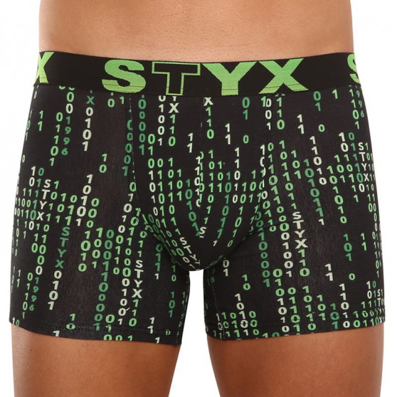 5PACK pánské boxerky Styx long art sportovní guma vícebarevné (U85052535759)