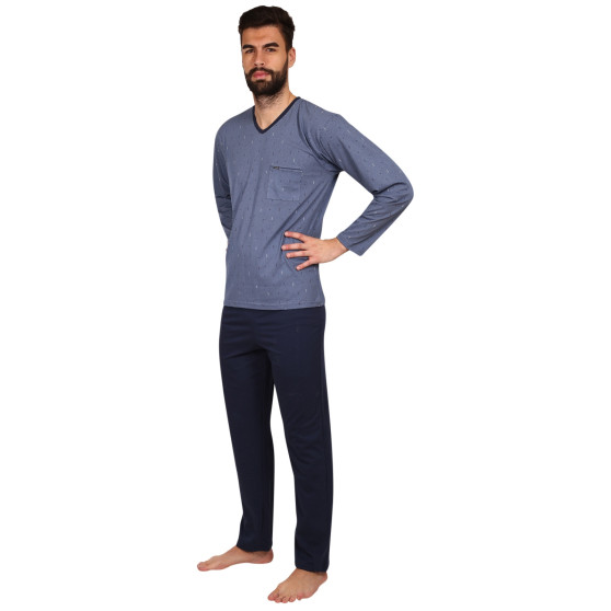 Pánské pyžamo Cornette Oliver modré (310/215)
