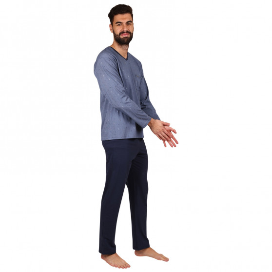 Pánské pyžamo Cornette Oliver modré (310/215)