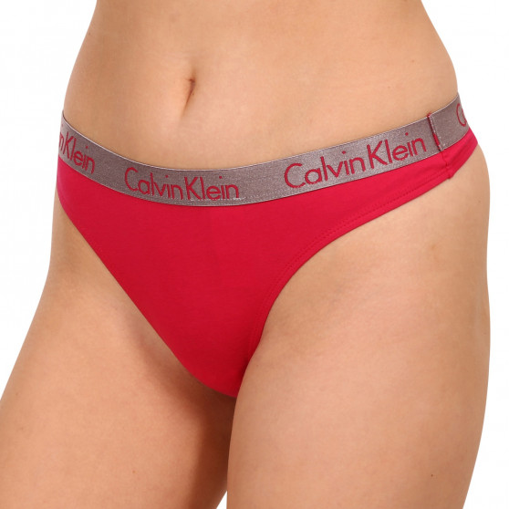 3PACK dámská tanga Calvin Klein vícebarevná (QD3560E-6VS)