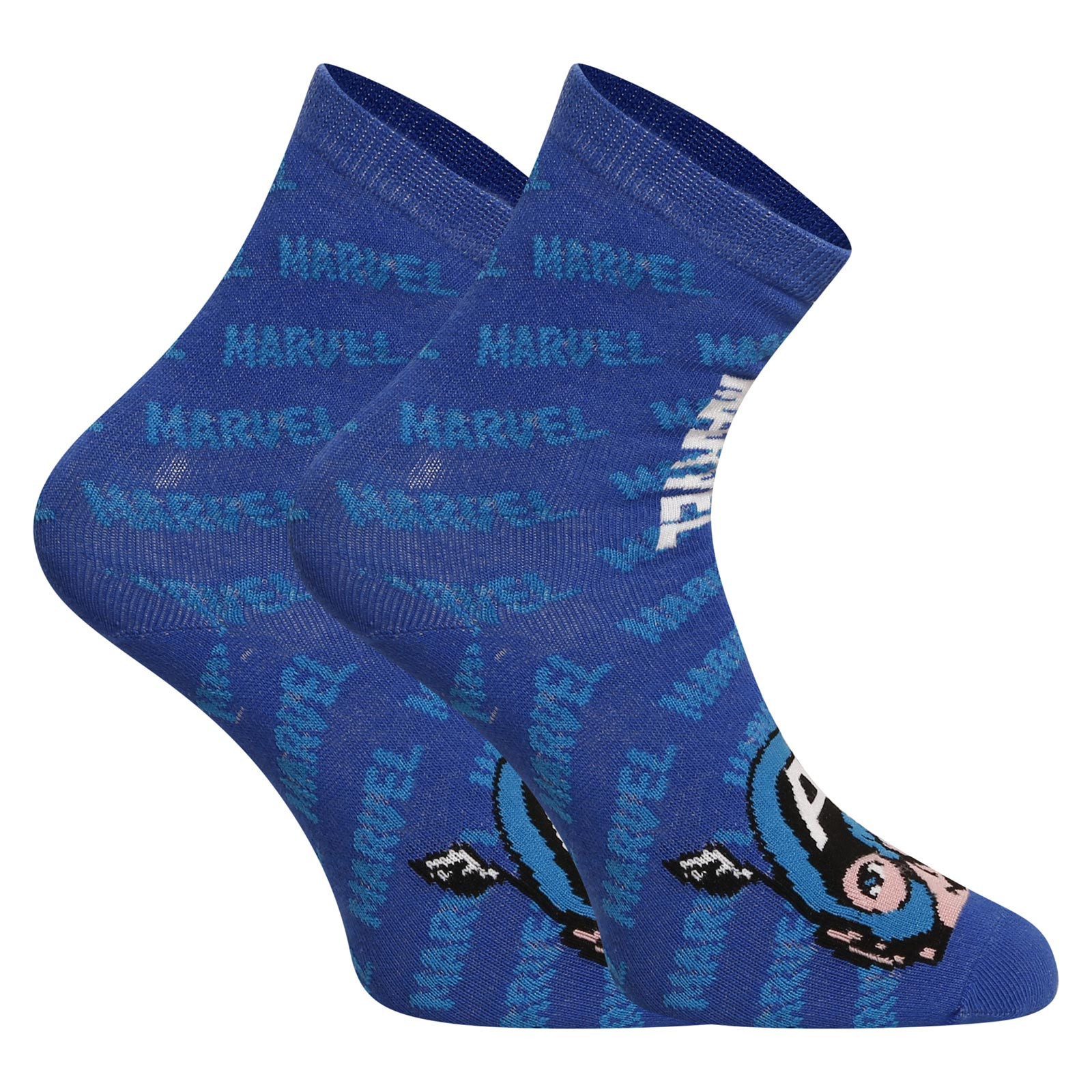 E-shop Dětské ponožky E plus M Marvel modré