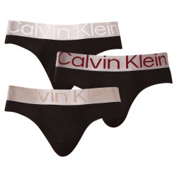 3PACK pánské slipy Calvin Klein černé (NB3073A-6IE)