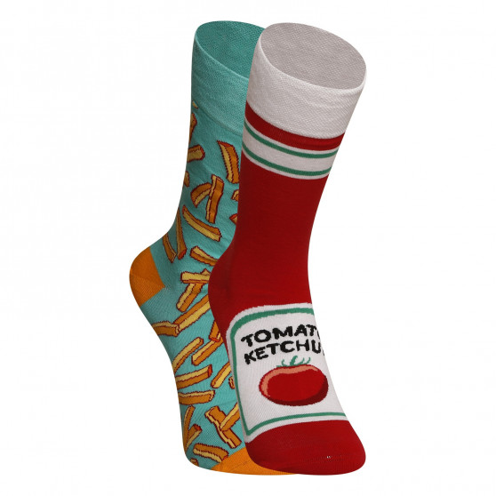Veselé ponožky Dedoles Hranolky s kečupem (GMRS165)