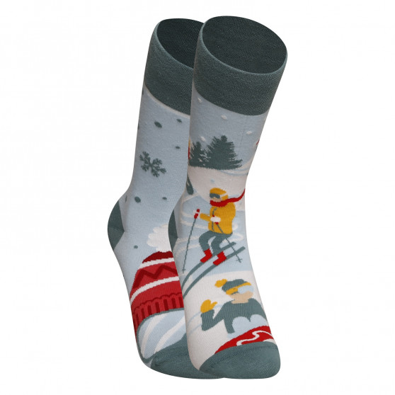 Veselé ponožky Dedoles Na lyžích (GMRS152)